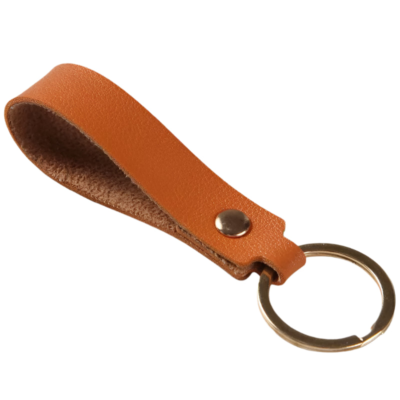 Vintage Vegan Leather Wristlet with Key Ring and Wrist Strap