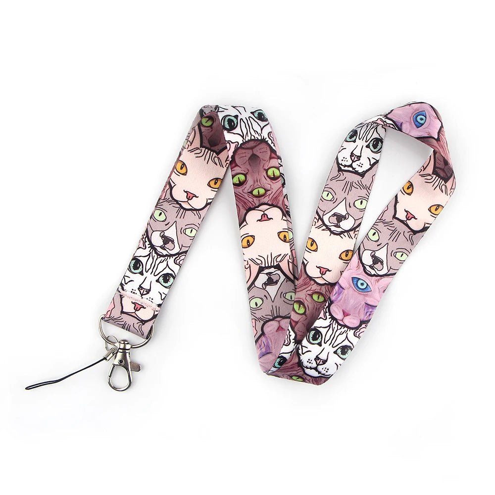 Lanyard Keychain Strap with Lobster Clasp Key Ring Holder