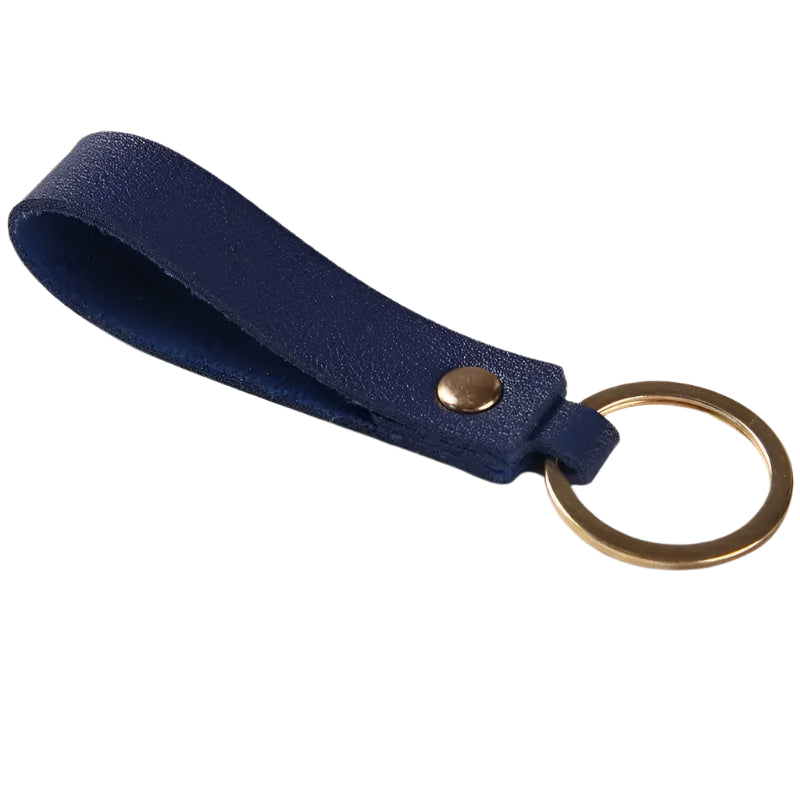 Vintage Vegan Leather Wristlet with Key Ring and Wrist Strap