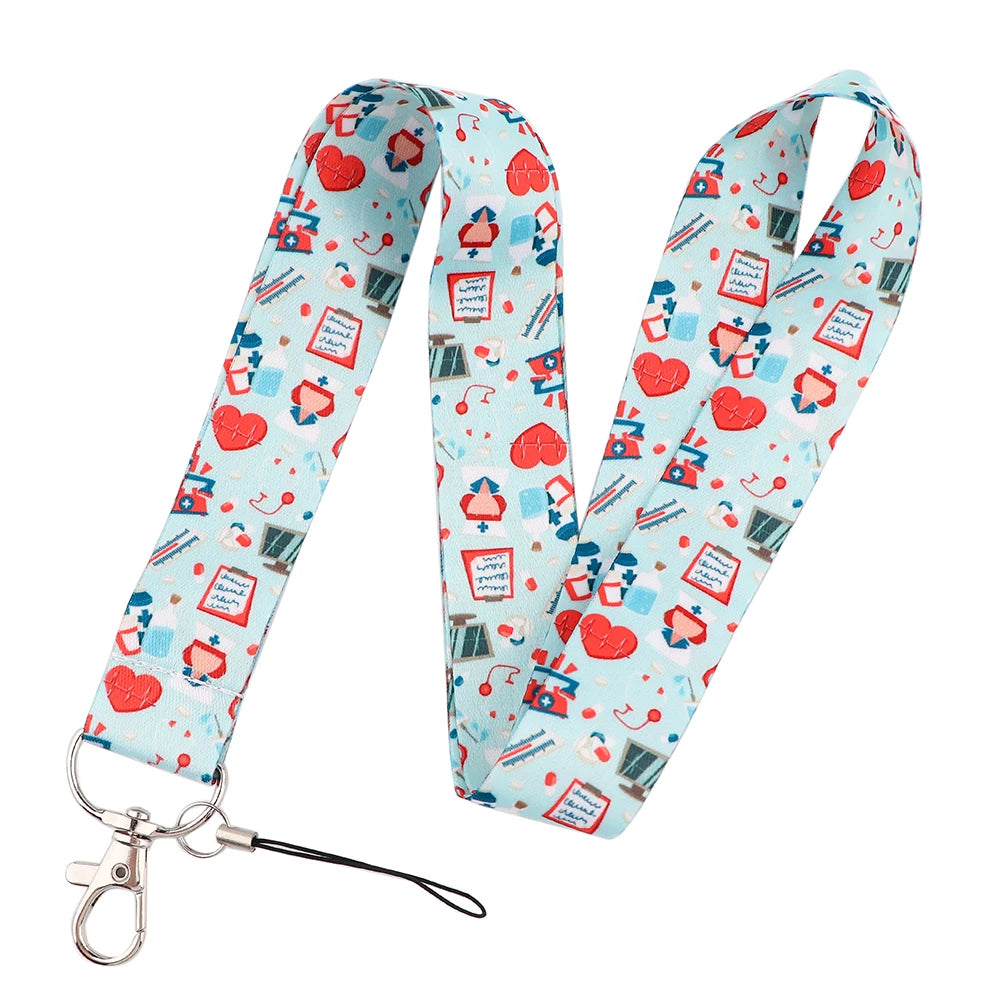 Lanyard Keychain Strap with Lobster Clasp Key Ring Holder