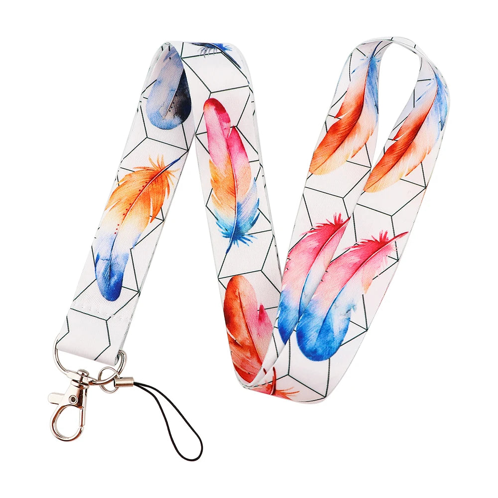 Lanyard Keychain Strap with Lobster Clasp Key Ring Holder