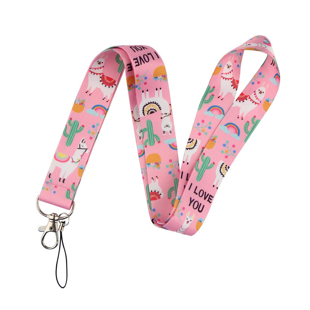 Lanyard Keychain Strap with Lobster Clasp Key Ring Holder
