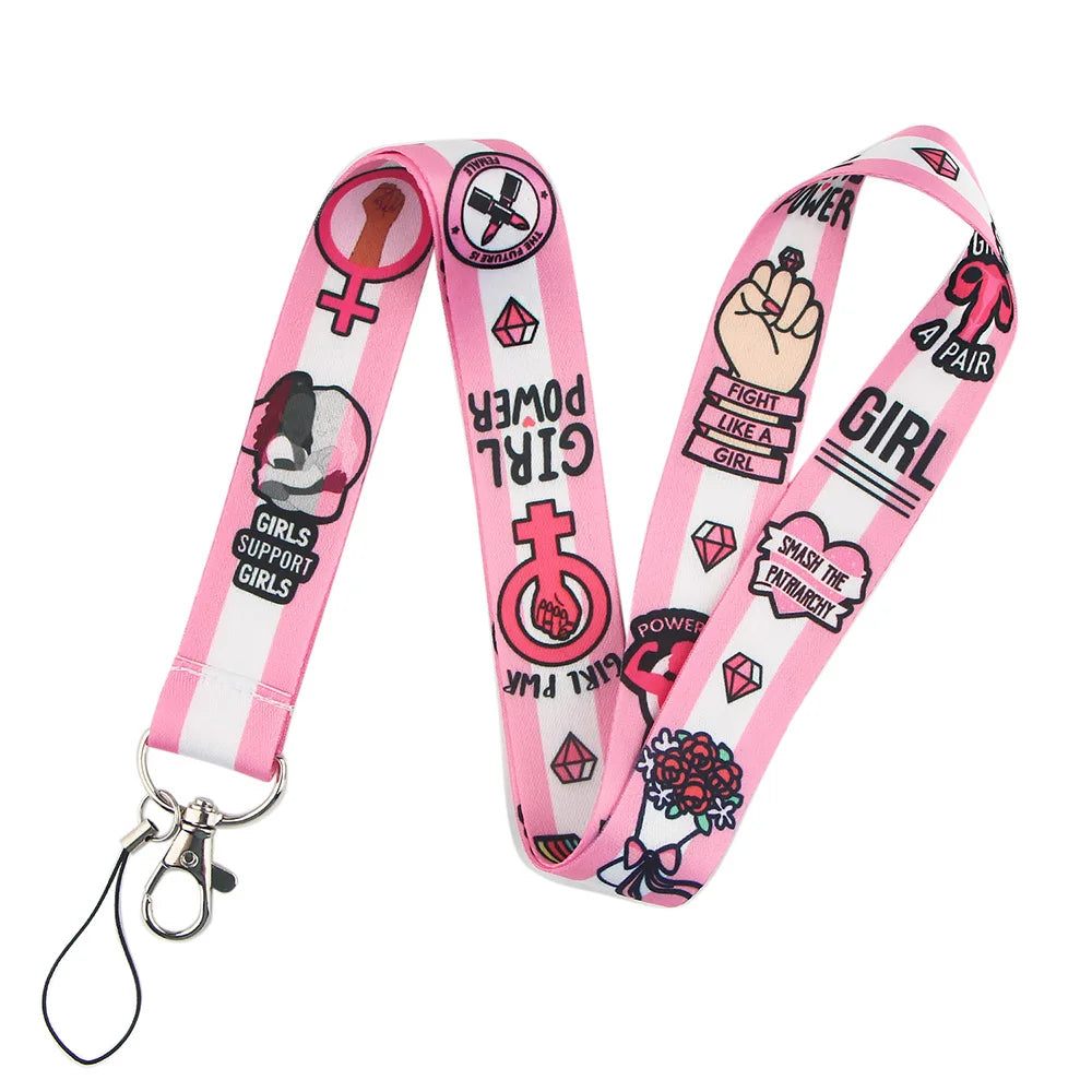 Lanyard Keychain Strap with Lobster Clasp Key Ring Holder