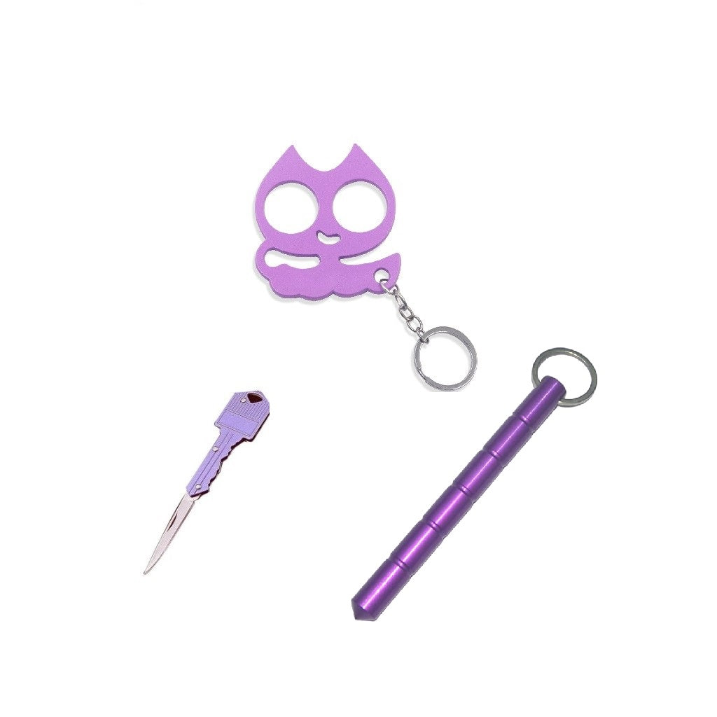 Handheld Weapons 3-Piece Self Defense Kit