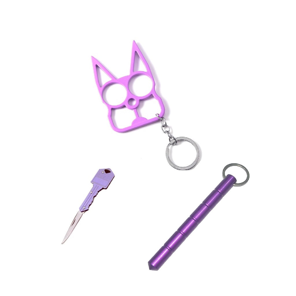 Handheld Weapons 3-Piece Self Defense Kit