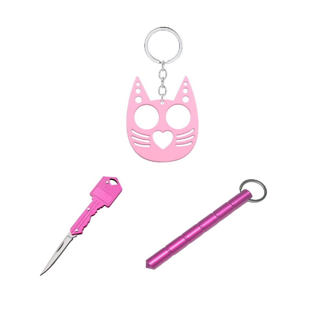 Handheld Weapons 3-Piece Self Defense Kit