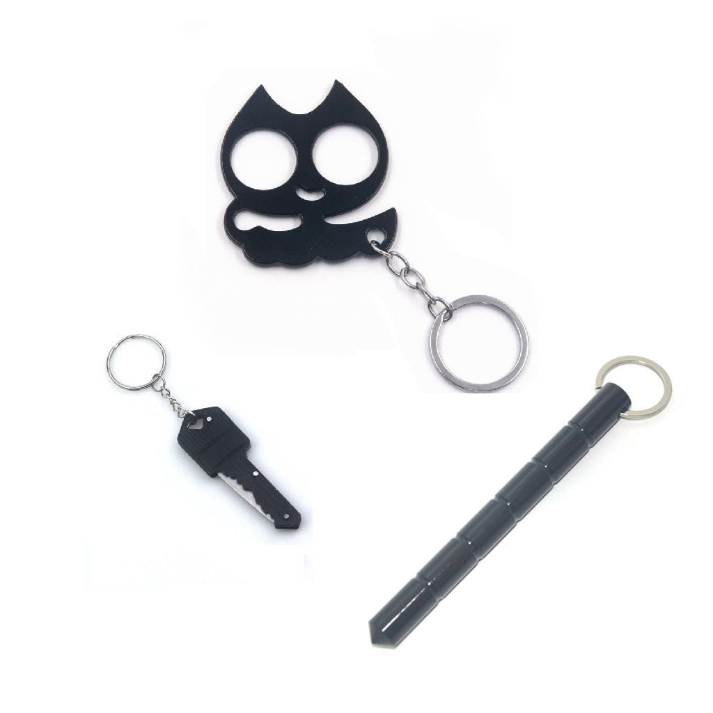 Handheld Weapons 3-Piece Self Defense Kit