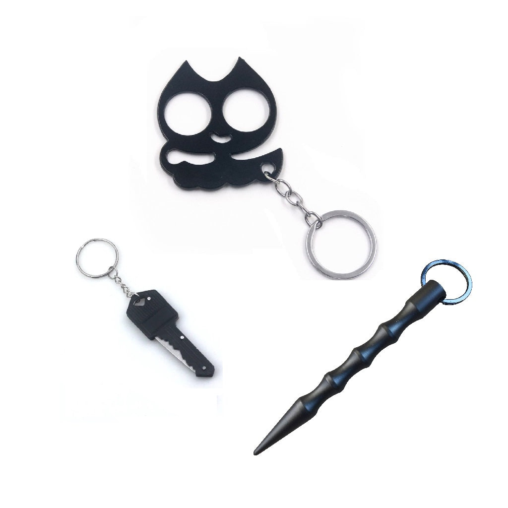 Handheld Weapons 3-Piece Self Defense Kit