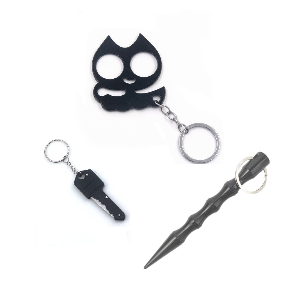 Handheld Weapons 3-Piece Self Defense Kit