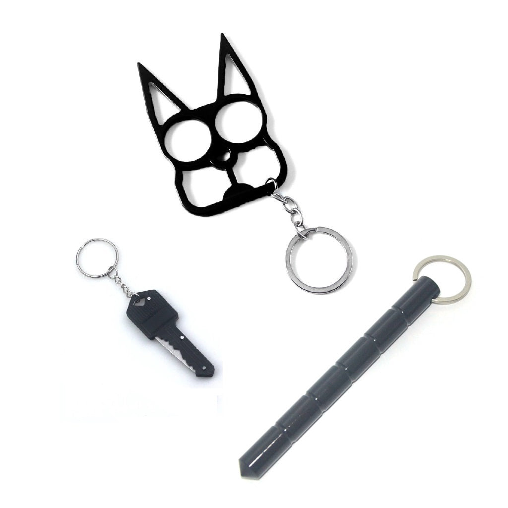 Handheld Weapons 3-Piece Self Defense Kit