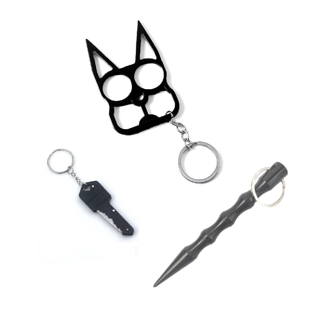 Handheld Weapons 3-Piece Self Defense Kit
