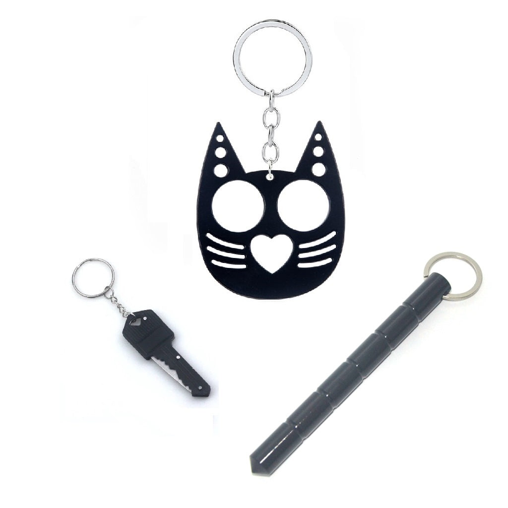 Handheld Weapons 3-Piece Self Defense Kit