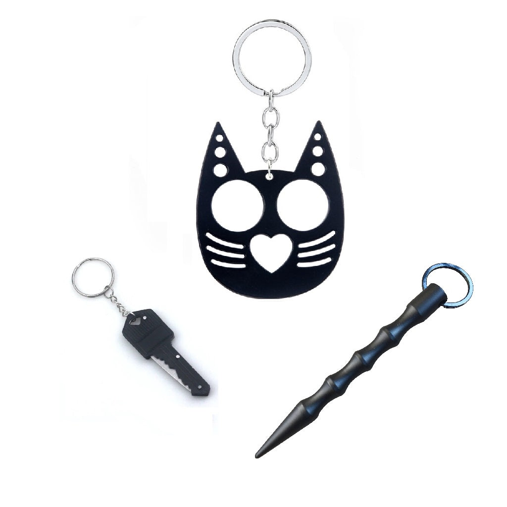 Handheld Weapons 3-Piece Self Defense Kit