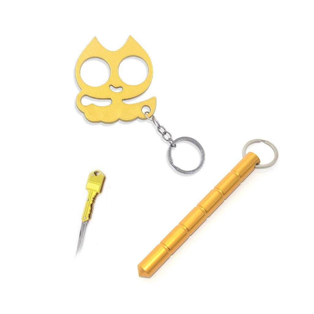 Handheld Weapons 3-Piece Self Defense Kit