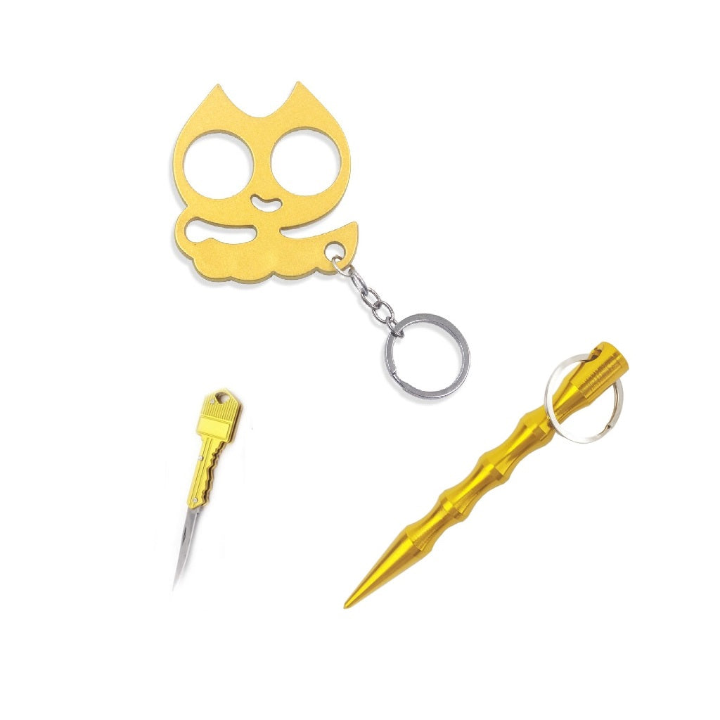 Handheld Weapons 3-Piece Self Defense Kit