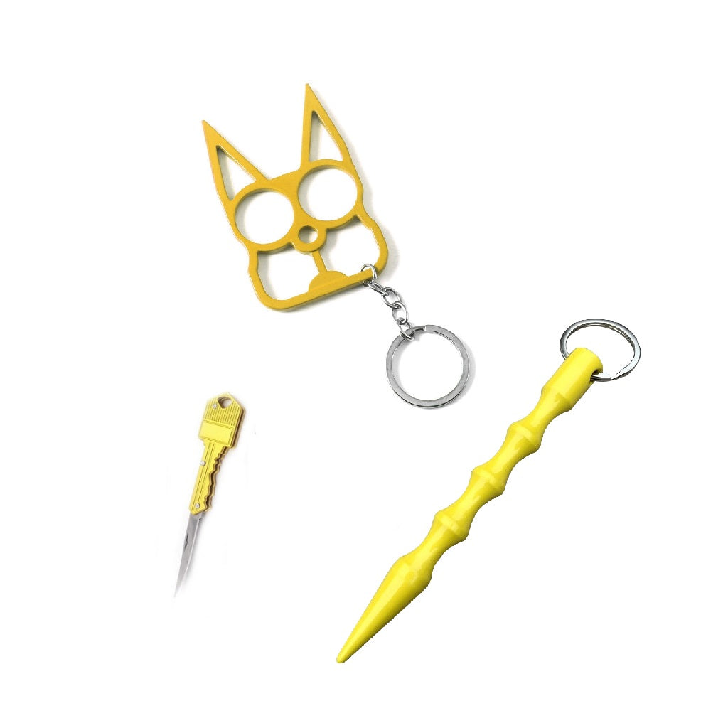 Handheld Weapons 3-Piece Self Defense Kit