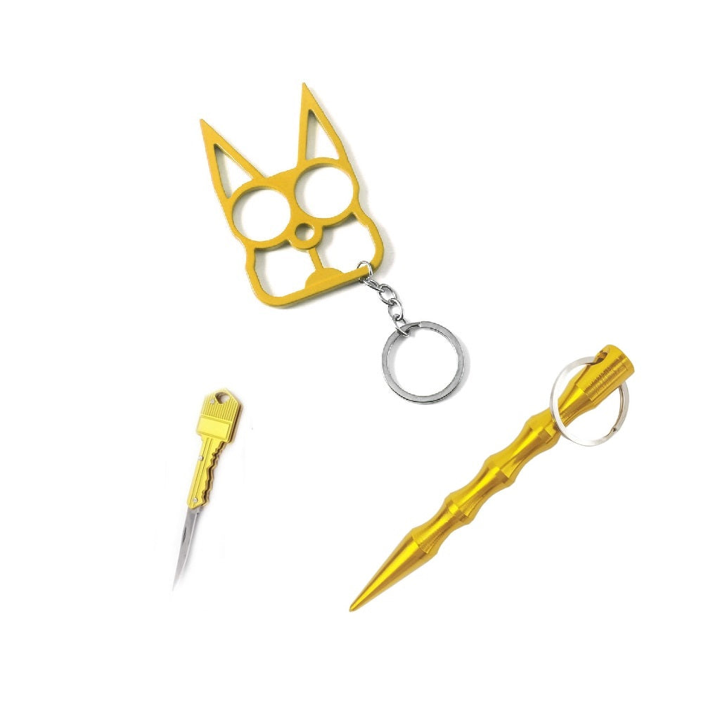 Handheld Weapons 3-Piece Self Defense Kit