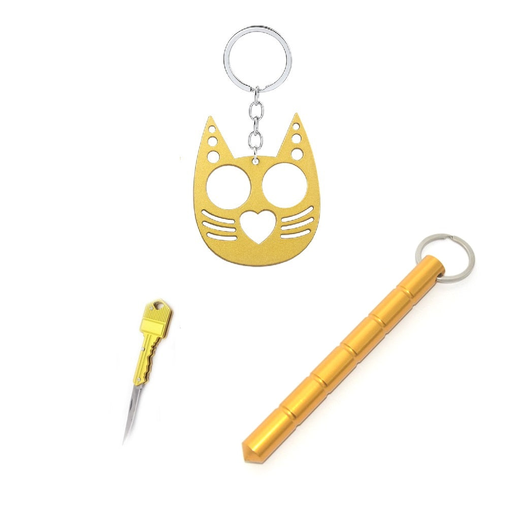 Handheld Weapons 3-Piece Self Defense Kit