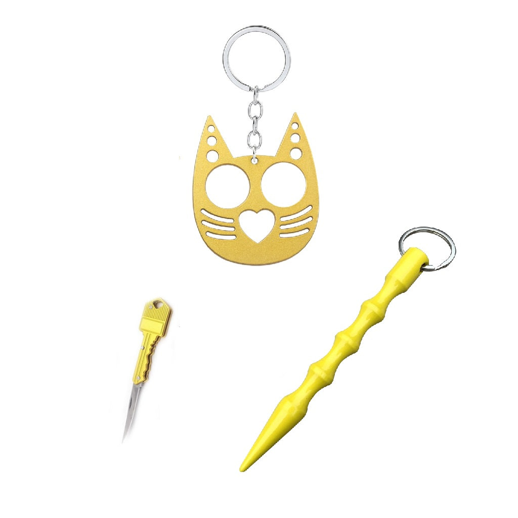 Handheld Weapons 3-Piece Self Defense Kit