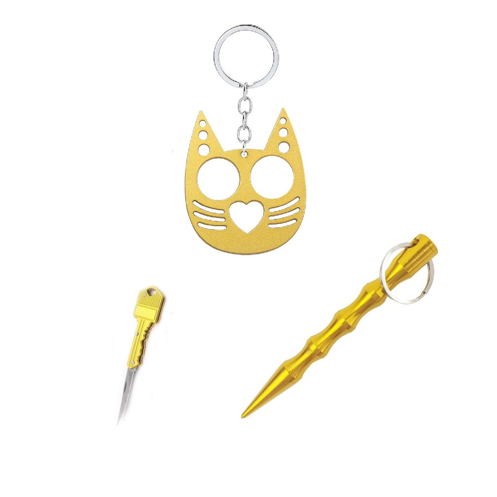 Handheld Weapons 3-Piece Self Defense Kit