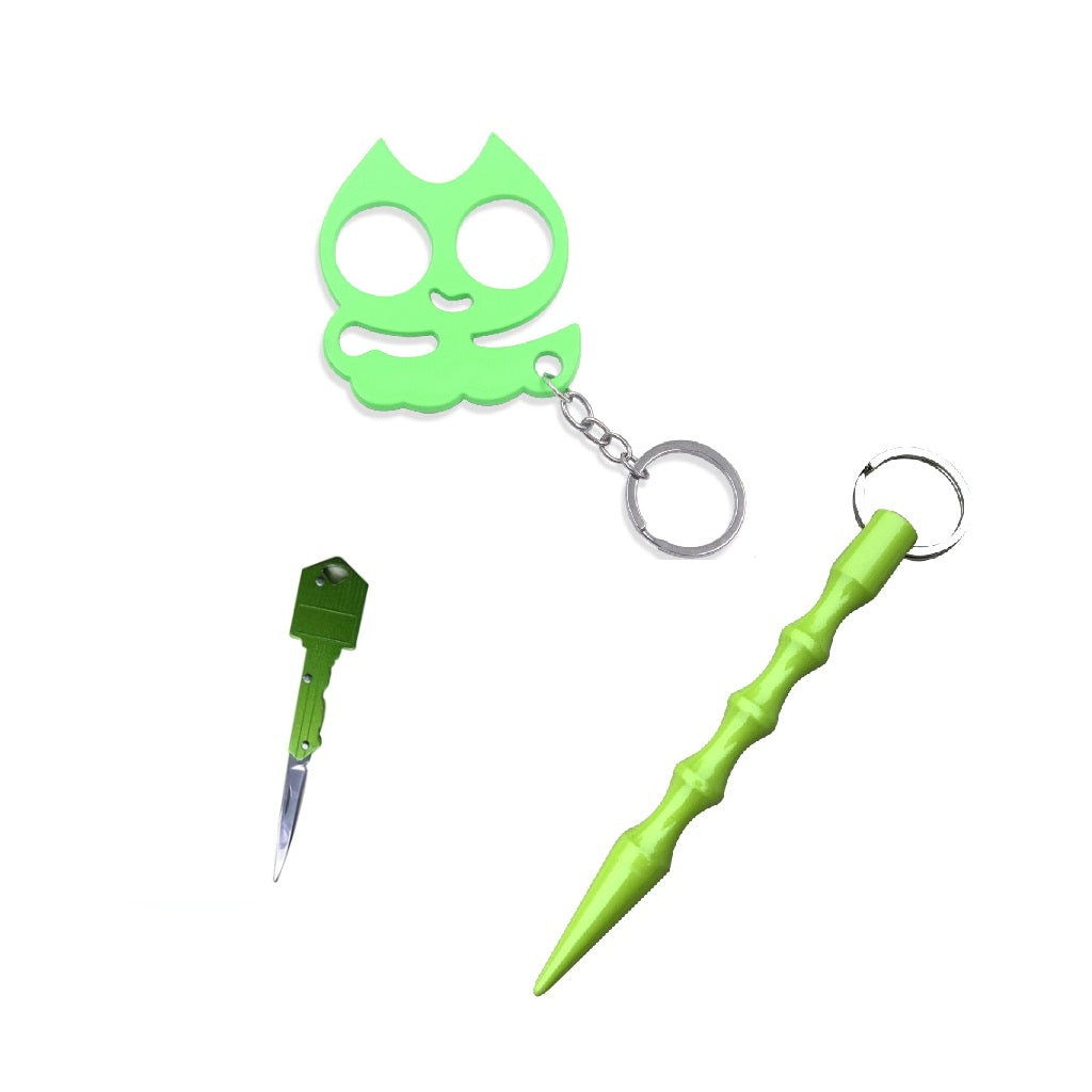 Handheld Weapons 3-Piece Self Defense Kit