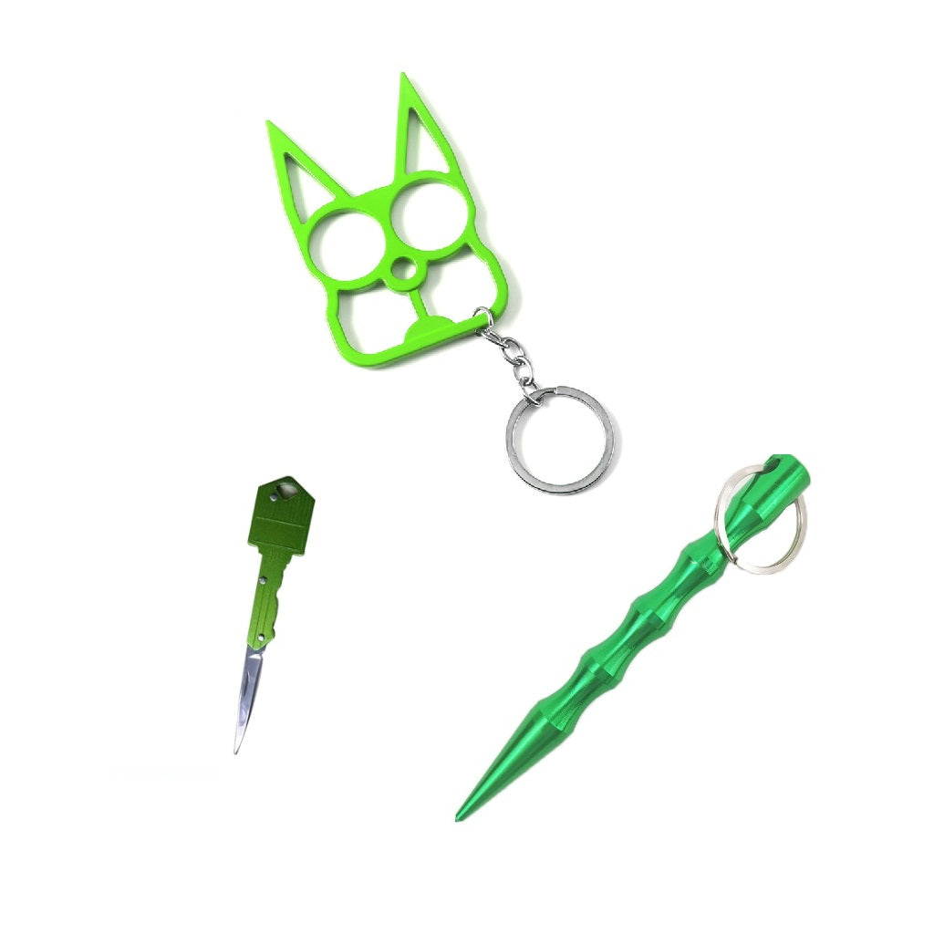 Handheld Weapons 3-Piece Self Defense Kit