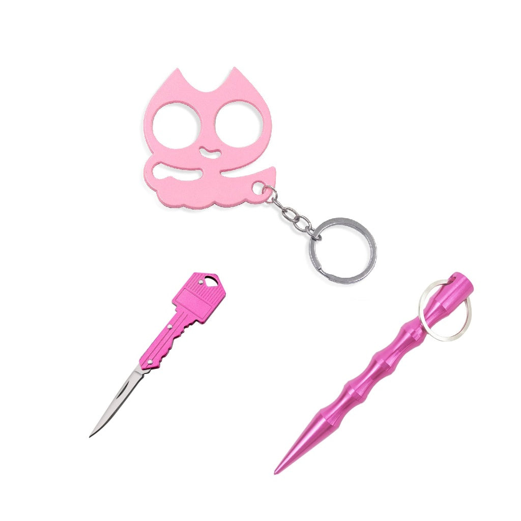 Handheld Weapons 3-Piece Self Defense Kit