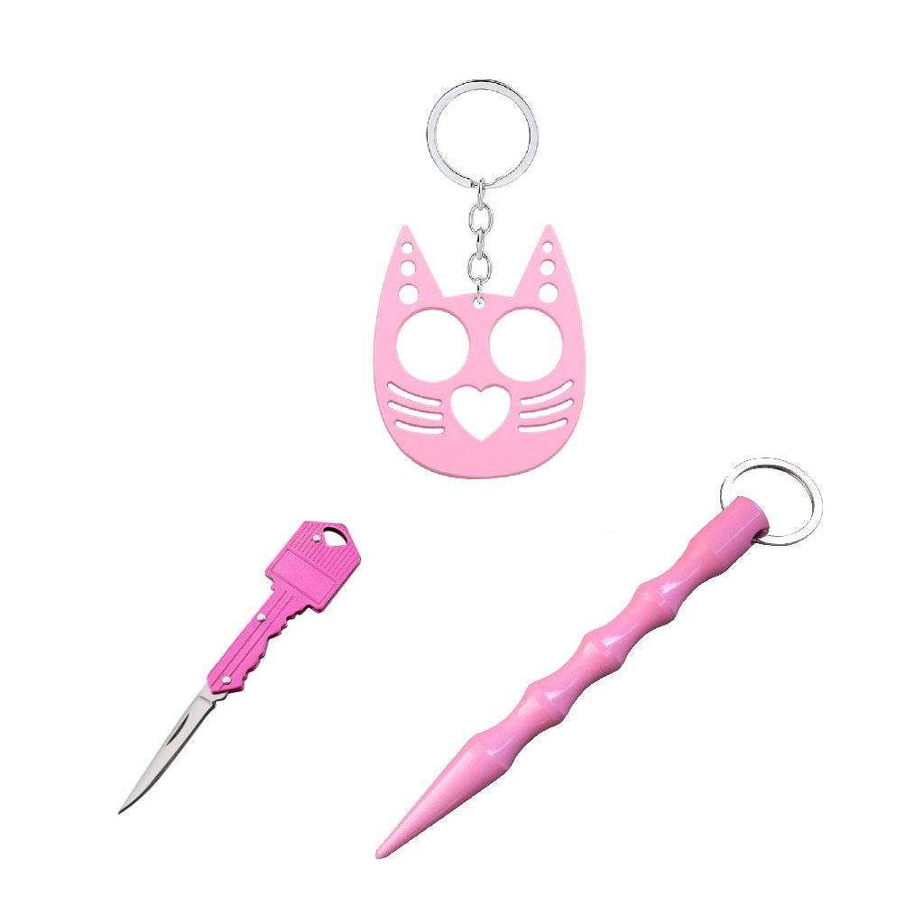 Handheld Weapons 3-Piece Self Defense Kit