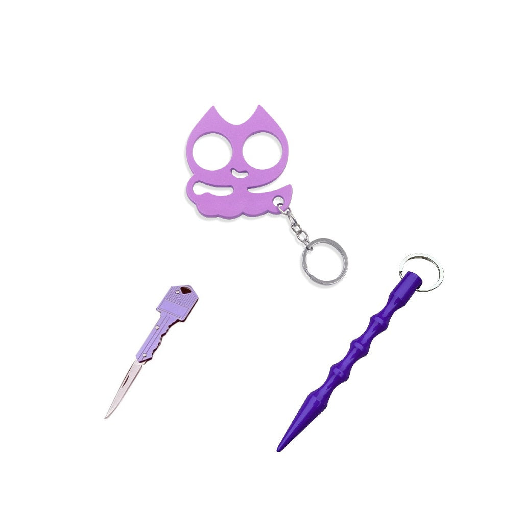 Handheld Weapons 3-Piece Self Defense Kit