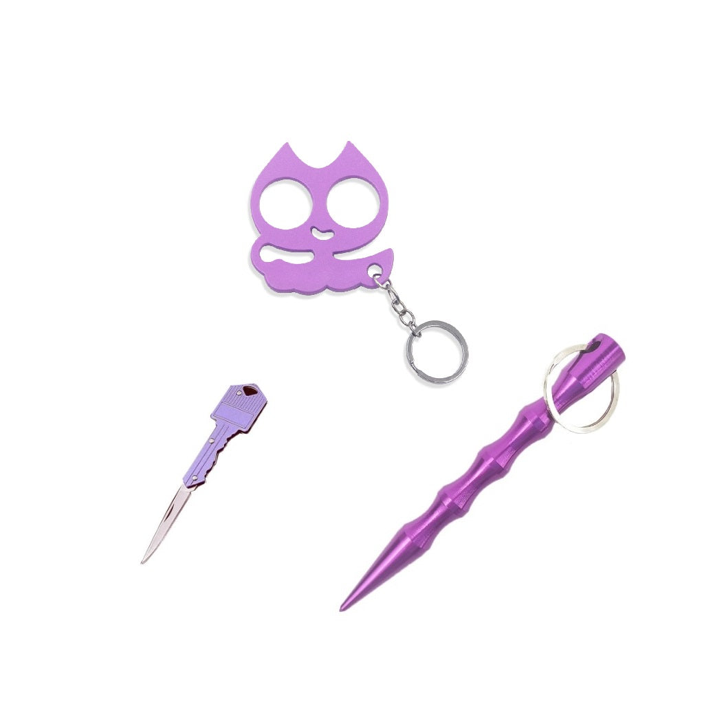 Handheld Weapons 3-Piece Self Defense Kit