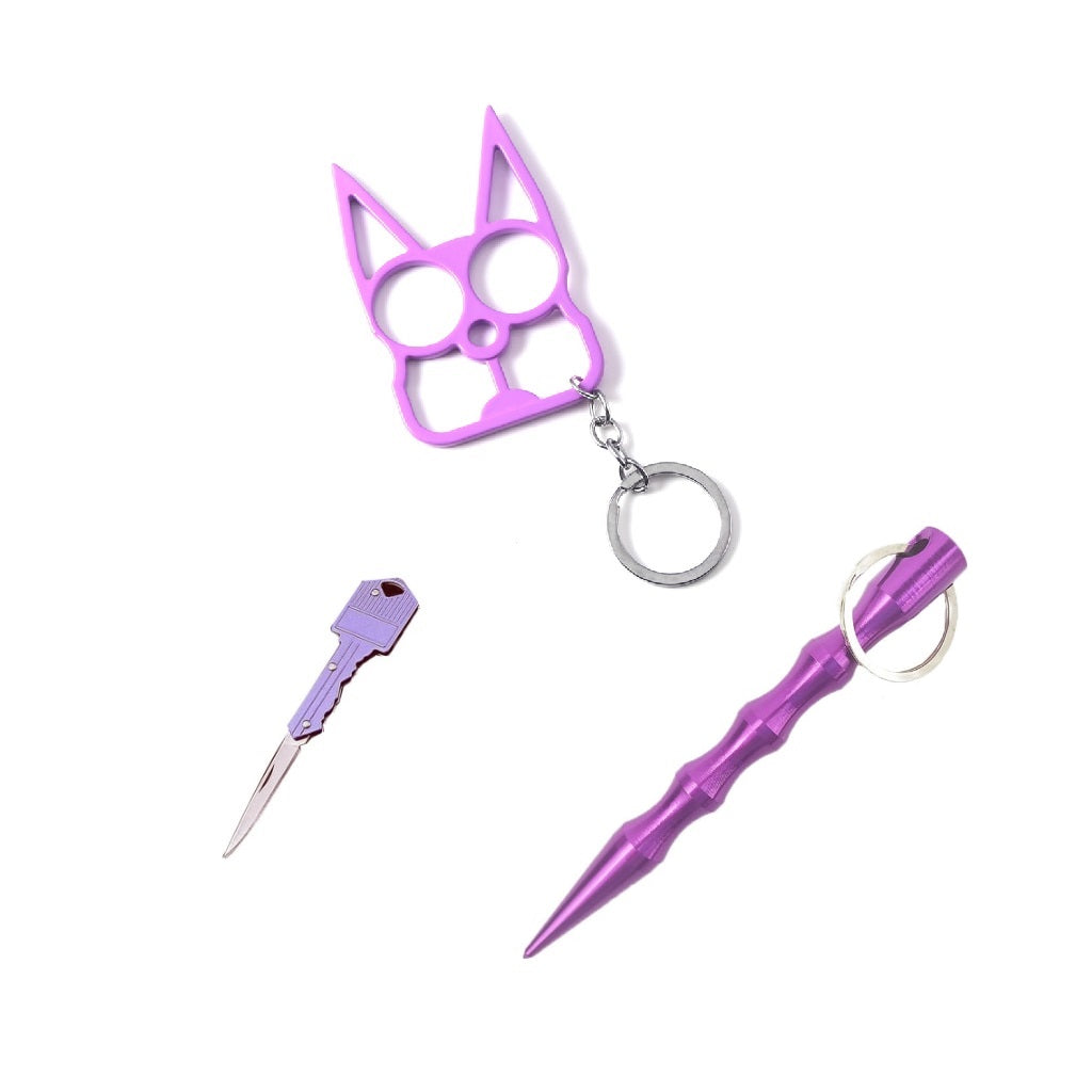 Handheld Weapons 3-Piece Self Defense Kit