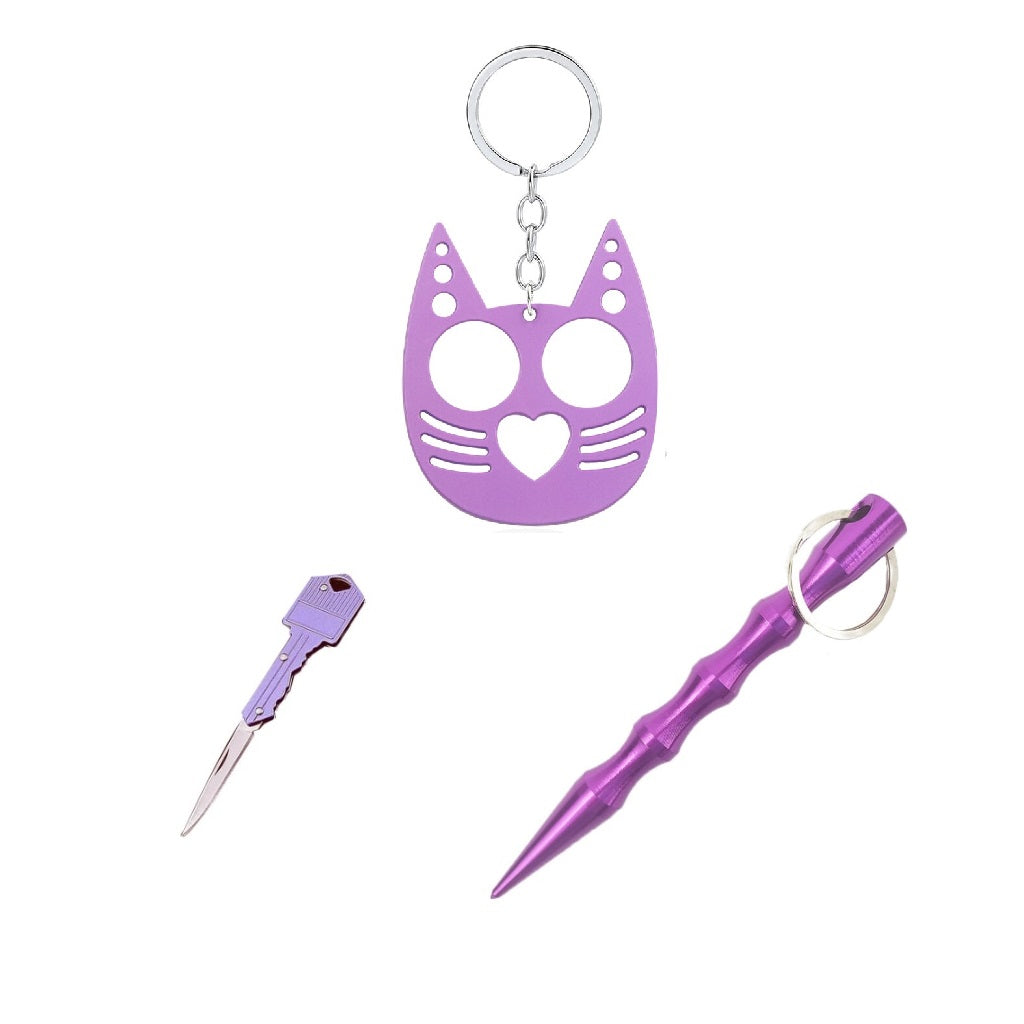 Handheld Weapons 3-Piece Self Defense Kit