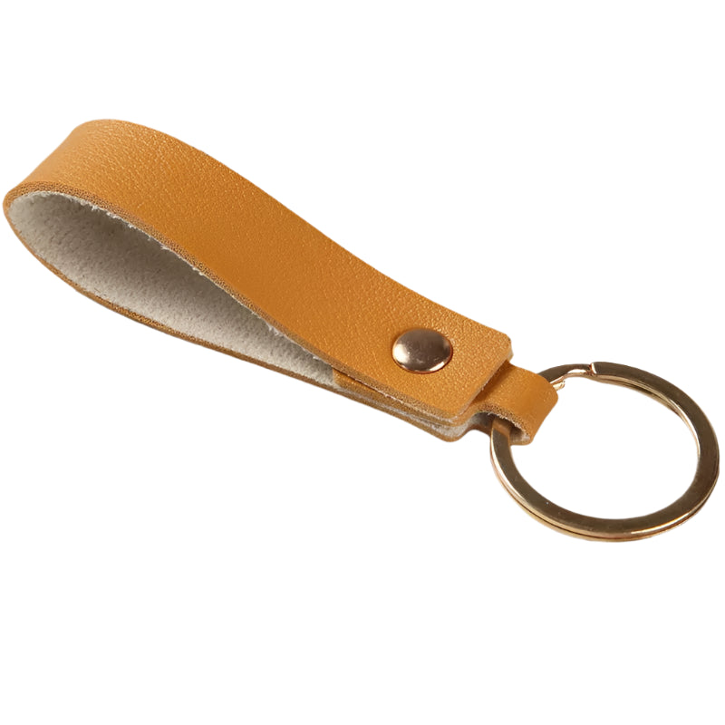 Vintage Vegan Leather Wristlet with Key Ring and Wrist Strap