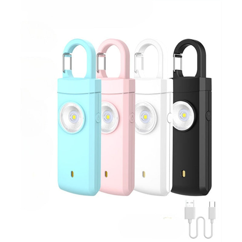 Pendant Personal Alarm with Built-In Carabiner