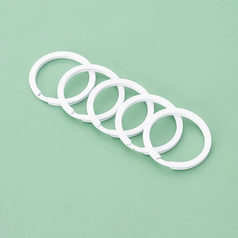 Pastel Color Key Rings (10-Pack)