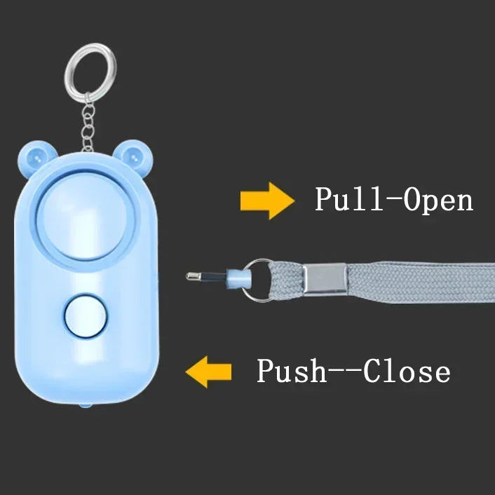 Bear 130-dB Personal Alarm Self Defense Keychain