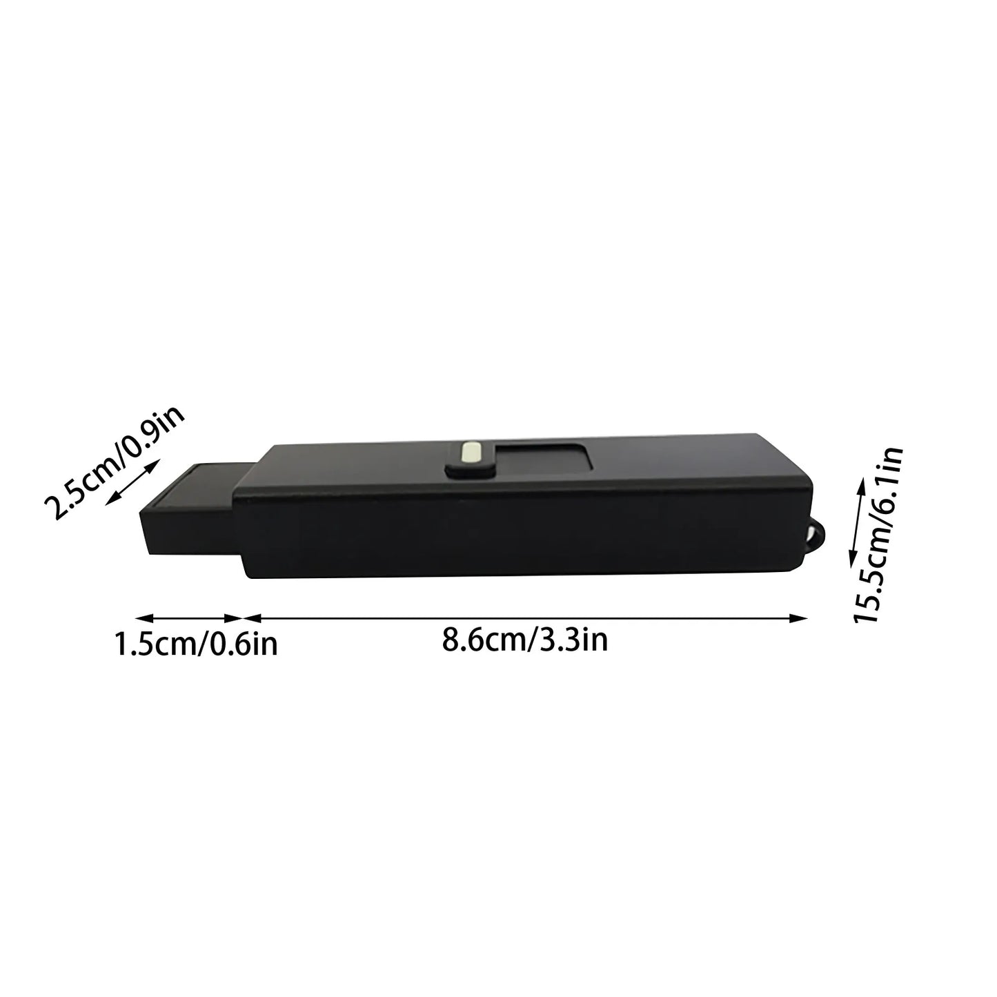 Mini Stun Gun Electroshocker Self Defense Keychain