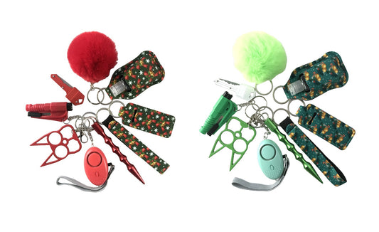 Fierce red color holiday christmas defensive weapon set