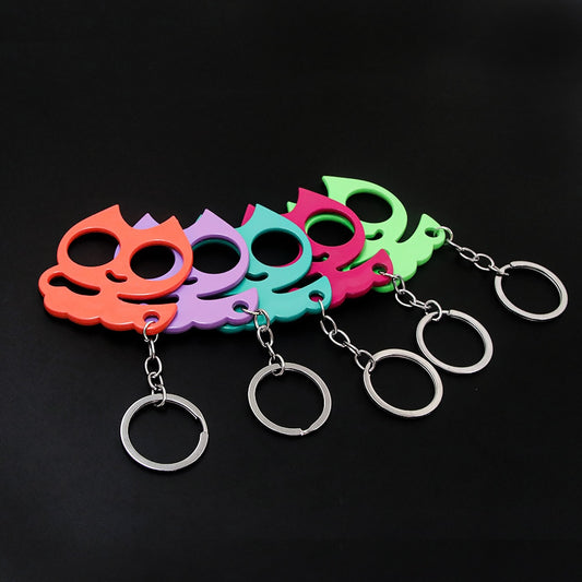 Animal Cat Ears Self Defense Keychain Collection Assorted Rainbow Colors