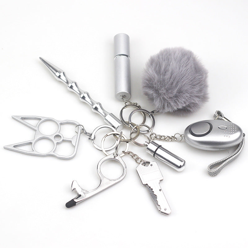 Silver Full Protection 8-Piece Self Defense Kit