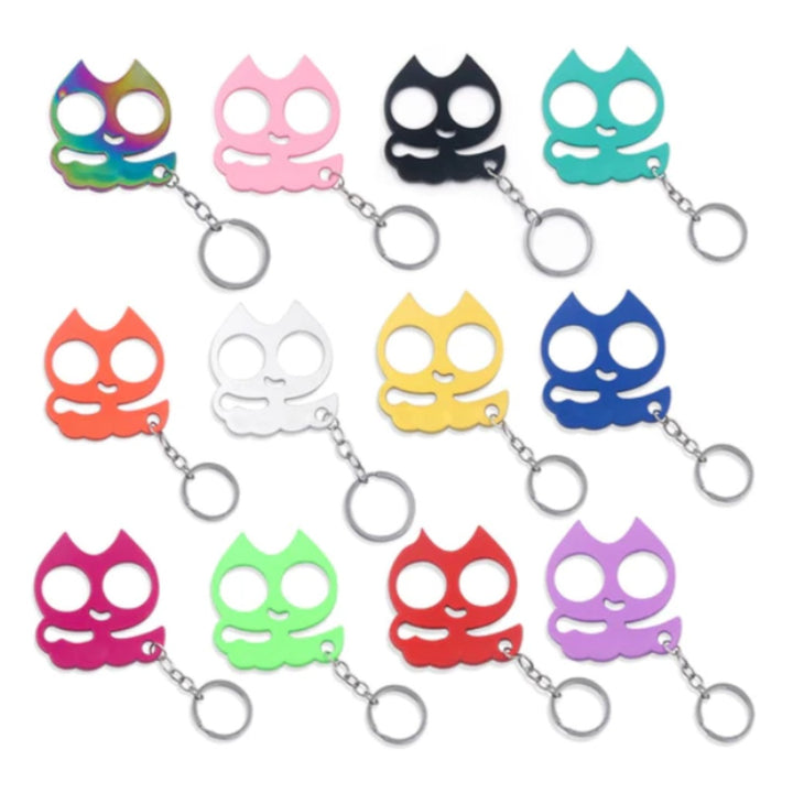 Cat Ears Self Defense Keychains | Kitty Knuckles Safety Tools – Self ...