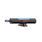 Black textured window breaker seatbelt cutter combo device on a stand