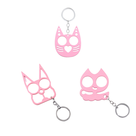 Pink Cat Ears 3-Piece Self Defense Kit