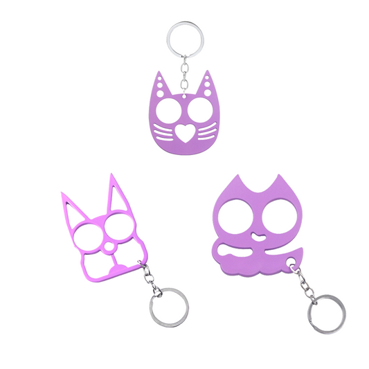 Lavender Cat Ears 3-Piece Self Defense Kit
