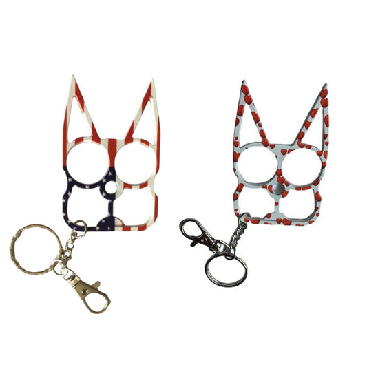 Cat Self Defense Keychains  Kitty Knuckles Defense Tools – Self Defense  Keychain Store