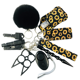 Defense Key Set Defensive Weapons 10-Piece Self Defense Keychain Set – Self Defense ...