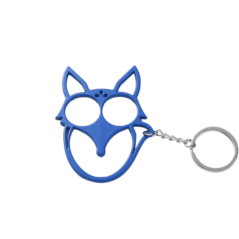 Fox Ears Self Defense Knuckles Keychain