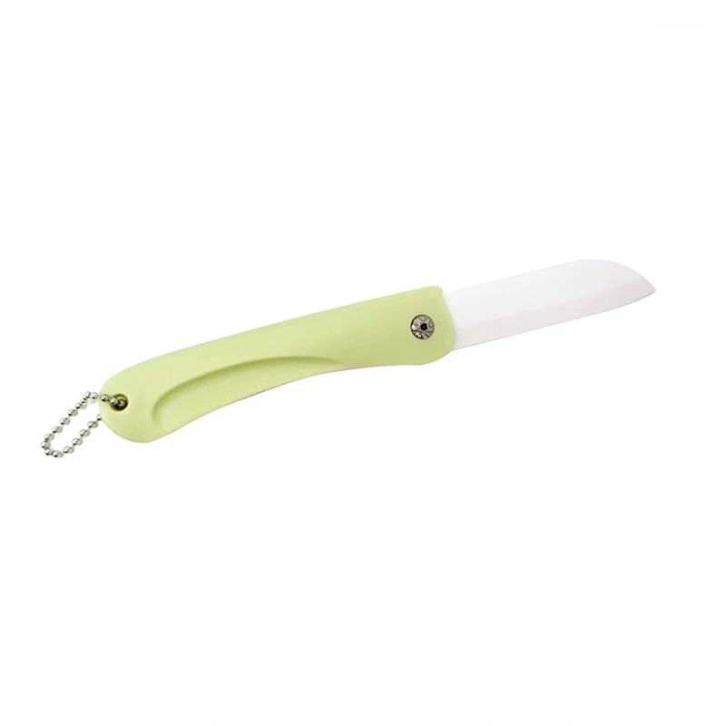 Pastel Ceramic-Blade Foldable Pocket Knife Keychain – Self Defense