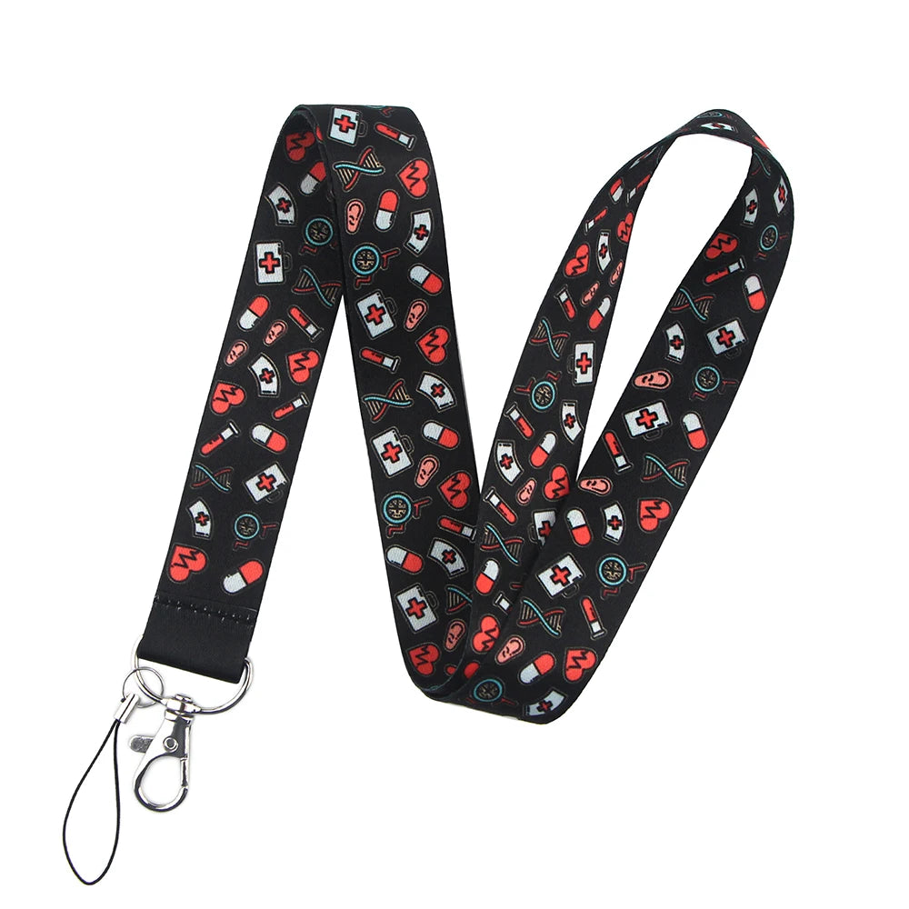 Lanyard Keychain Strap with Lobster Clasp Key Ring Holder