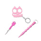 Pink Handheld Weapons 3-Piece Self Defense Kit
